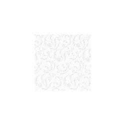 PAPSTAR Serviette 'ROYAL Collection Damascato', blanc ()