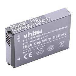 Vhbw Batterie LI-ION pour SAMSUNG SH100, WB210, ST200, ST200F, remplace BP85a, BP-85a, IA-BP85a