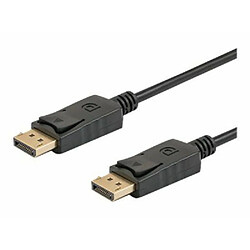 Savio CL-136 câble DisplayPort 2 m Noir