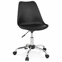 Paris Prix Chaise de Bureau Design Amidon 81cm Noir