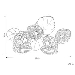 Avis Beliani Décoration murale MAGNESIUM Métal Doré