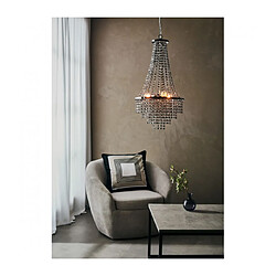 Markslojd Chandelier Allington Métal Chrome noir 3 ampoules 68cm