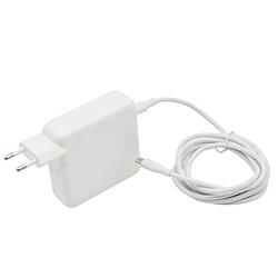 Wewoo Chargeur Adaptateur secteur 61W Type-C portable avec câble de charge 1,8 m Type-C, fiche UE, pour MacBook, Xiaomi, Huawei, Lenovo, ASUS et autres ordinateurs portables (Blanc) pas cher