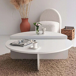 Acheter Hanah Home Table basse en aggloméré Podium blanc.