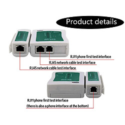 Testeur de réseau. Testeur de câble réseau. Testeur multifonction de téléphone. Kit d'outils réseau