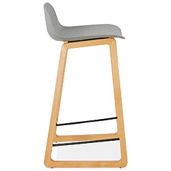 Avis Alterego Tabouret snack mi-hauteur 'MAKI MINI' gris style scandinave