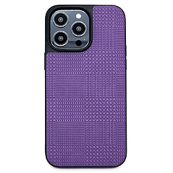 Coque en TPU + PU VILI antichoc, anti-chute pour votre iPhone 14 Pro - violet