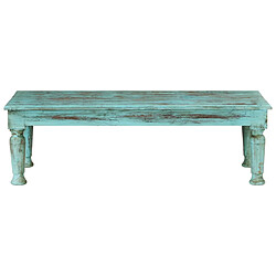 ComfortXL Table Basse 110x50x34 Cm Bois De Récupération Massif