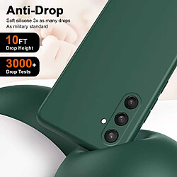 Acheter Htdmobiles Coque pour Samsung Galaxy S24 Plus 5G - housse etui silicone gel fine + verre trempe - VERT