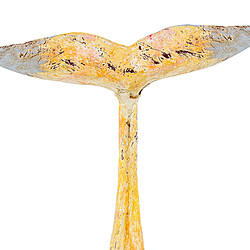 Acheter Figurine Décorative Alexandra House Living Jaune Fer Baleine 47 x 26 x 29 cm