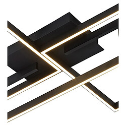 Avis Inspired Plafonnier Rectangulaire, Dimmable, LED 48W, 3000K, 3840lm, IP20, Noir Mat, 3 ans de Garantie