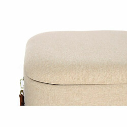 Paris Prix Lot de 2 Poufs & Coffres de Rangement Arabella 44cm Beige