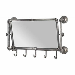 Paris Prix Patère Murale & Miroir Cervin 75cm Anthracite