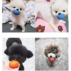 Acheter Jouets pour chien Smile Face Squeaky Toys Soft Latex Squeak Balls Pour Chiot Petit Moyen