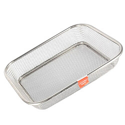 1 pc lavage panier filtre en acier lavage fruits légumes passoire profonde 34x25cm pas cher