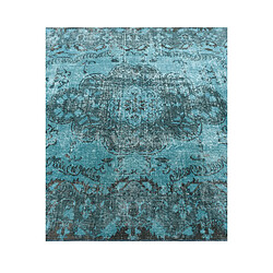 Vidal Tapis de laine 272x168 Bleu Ultra Vintage pas cher