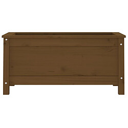 Acheter vidaXL Jardinière marron miel 82,5x40x39 cm bois massif de pin