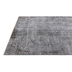 Avis Vidal Tapis de laine 272x168 gris Ultra Vintage