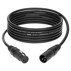 Câble M1 Pro XLR mâle/femelle Neutrik KMK, 10m Klotz