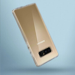 Avizar Coque Galaxy Note 8 Protection Silicone + Arrière Polycarbonate - Transparent