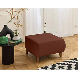 Bestmobilier Cristal - pouf modulable - 65 cm - en velours côtelé pas cher