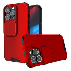 Coque en TPU anti-chute, anti-rayures, hybride rouge pour votre Apple iPhone 13 Pro Max 6.7 pouces