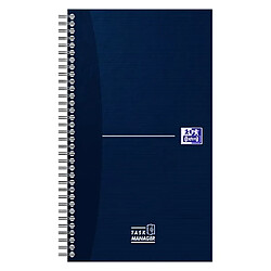 Cahier spirale Task Manager Day Office Oxford 14,1 x 24,6 cm 230 pages - Lot de 5