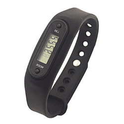 Universal Anneau à main podomètre podomètre LCD bracelet santé intelligent sommeil sport podomètre bracelet noir