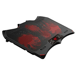 Acheter GAMENOTE HV-F2081 Support ventilé pour PC Portable Ordinateur jusqu'à 17" silencieux - Retroéclairage rouge - Refroidisseur