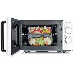 Avis Micro-ondes grill 20l 800w blanc/noir - 7766 - SEVERIN