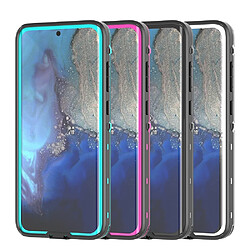 Redpepper Coque en TPU étanche avec déverrouillage par empreinte digitale clair noir pour votre Samsung Galaxy S20 Plus