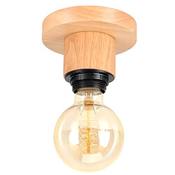 Stoex Plafonnier Rétro Lampe De Plafond Simple D'Intérieur Luminaire Plafonnier En Bois E27 Pour Couloir De Cuisine De Chambre À Coucher