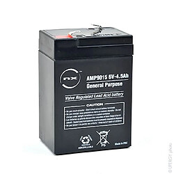 batterie au plomb - agm nx - general purpose - 6 volts - 4.5ah - f4.8 - enix energies amp9015