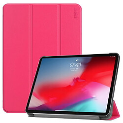 Etui en PU triple rose pour votre Apple iPad Pro 11-inch (2018)