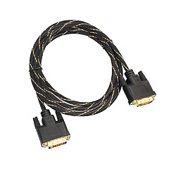 Wewoo Câbles DVI 24 + 1 Pin mâle vers DVI 24 + 1 Pin Adaptateur réseau 1,8 m