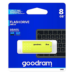 Clé USB GoodRam UME2 USB 2.0 20 Mb/s Jaune 8 GB (1 Unité) pas cher