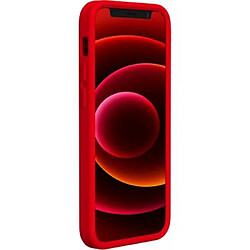 Avis Coque iPhone 12 mini Silicone SoftTouch Rouge Bigben