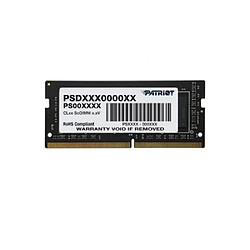 Patriot Memory PSD416G266681S Mémoire PC 16Go DDR4 2666MHz CL19 Noir