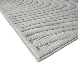 Avis Thedecofactory NEW AGE VIBES - Tapis extérieur et intérieur motif vibes en relief crème 120x170