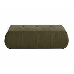 Lisa Design Onyx - pouf d'appoint - en velours côtelé pas cher