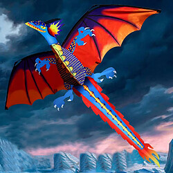 Acheter 3D dragon Cerf-volant Enfants Toy Fun activité de plein vol jeu enfants avec la queue