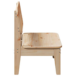 Avis vidaXL Chaise de jardin 60x52,5x72 cm bois de pin massif