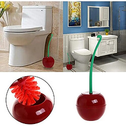 Acheter Universal Brosse de salle de bains avec porte-bol, manche longue, outil de nettoyage de la salle de bains domestique (rouge)