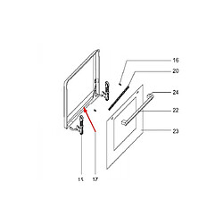 Fagor VITRE INTERIEURE DE CONTRE-PORTE