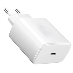 Chargeur Secteur Samsung Original Câble USB-C vers USB-C Fast Charging 2.0 Blanc