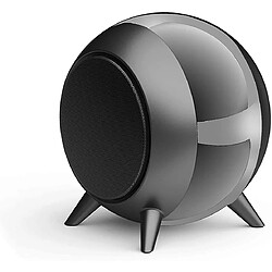 Universal Haut-parleur Bluetooth, haut-parleurs intelligents avec stéréo 3D, haut-parleurs Bluetooth 6W portables noirs