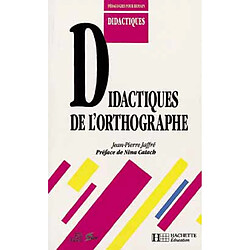 Didactiques de l'orthographe - Occasion