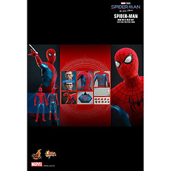 Hot Toys Spider-Man: No Way Home - Figurine Movie Masterpiece 1/6 Spider-Man (New Red and Blue Suit) 28 cm