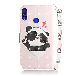 Avis Wewoo Coque Fashion Etui en cuir à rabat avec dessin couleur 3D et fentes pour cartes et porte-cartes Huawei P30 Lite Love Panda