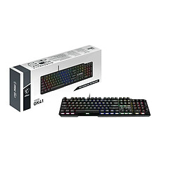 Clavier MSI VIGOR GK41 LR US Noir Multicouleur QWERTY pas cher